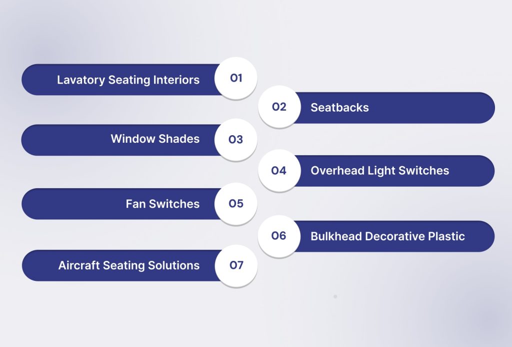 Common Components in Aerospace Thermoform Manufacturing